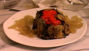 Terrine d'aubergines et poivrons