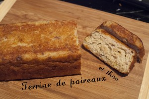 Terrine de poireaux et thon