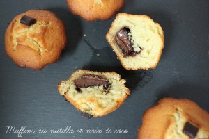 Lire la suite à propos de l’article Muffins au Nutella et noix de coco