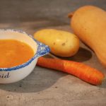Soupe butternut, pommes de terre et carottes